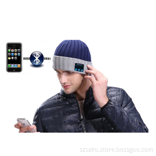 Wireless Knitted Music Cap, Handsfree Phone Call Answer Ears-free, Portable Fashion Design